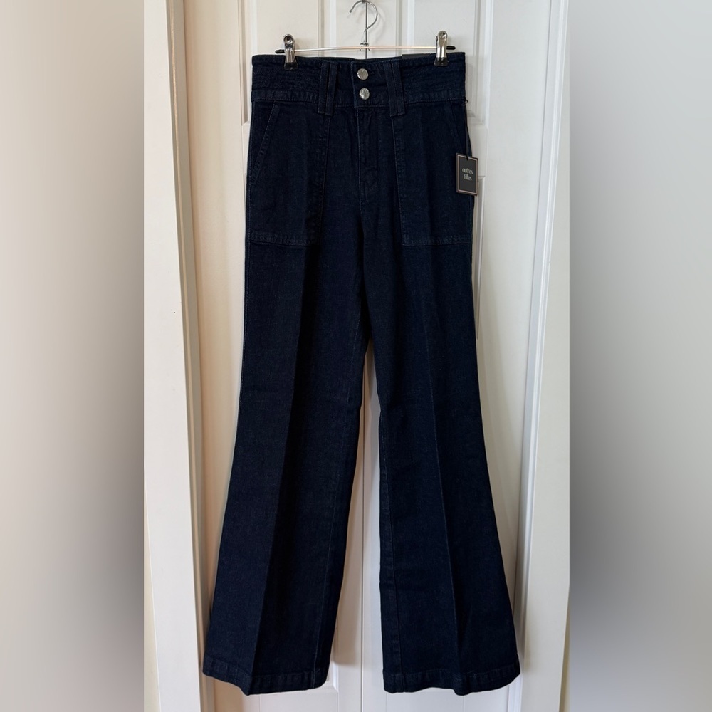 Autres Fillies Dark Blue Wide-Leg Jeans | Size 2/26